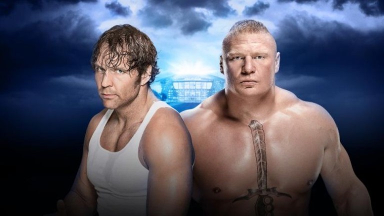 Dean Ambrose vs Brock Lesnar WM32